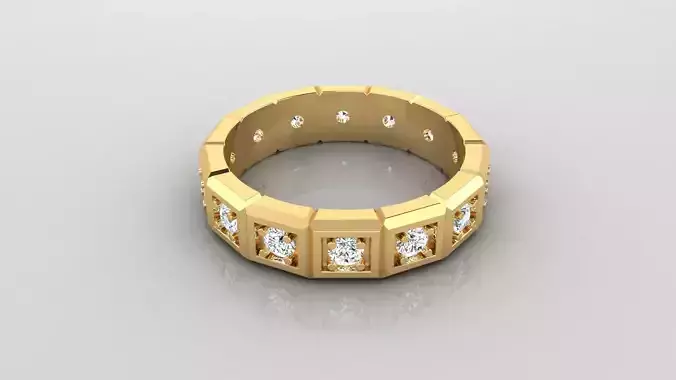 Ring M24 The luxury female ring with gems wedding 