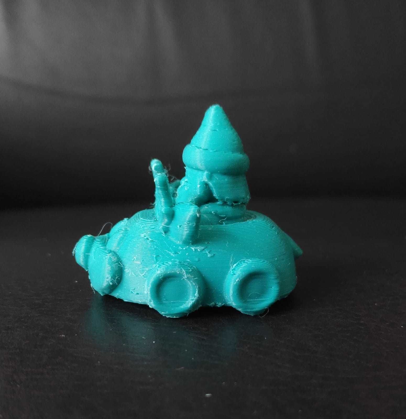 Santa Claus Reindeer Car 3D print model_6