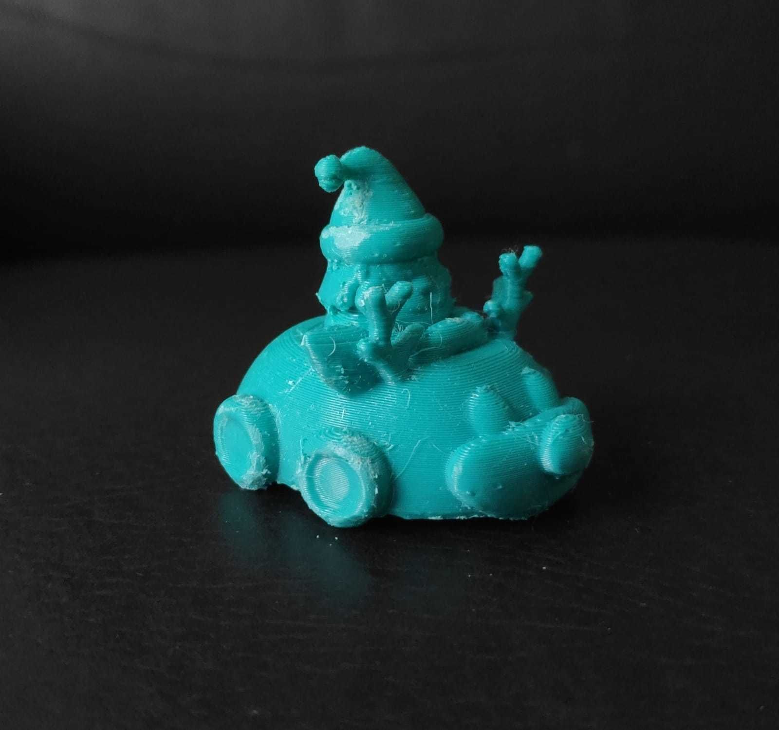 Santa Claus Reindeer Car 3D print model_9