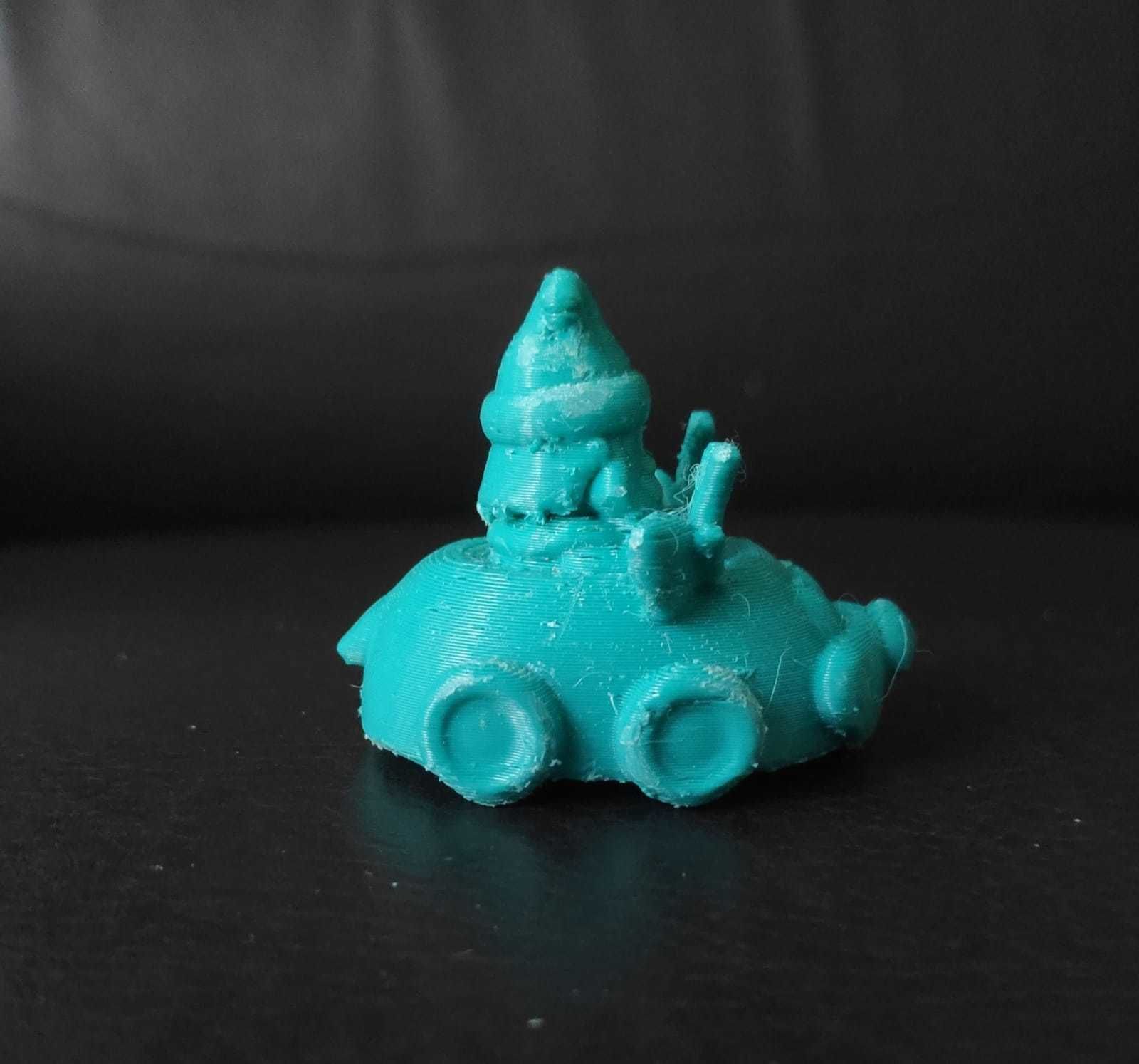 Santa Claus Reindeer Car 3D print model_8