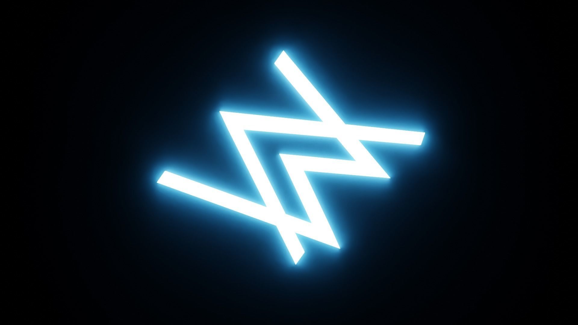 Alan Walker Logo Free 3D model_9
