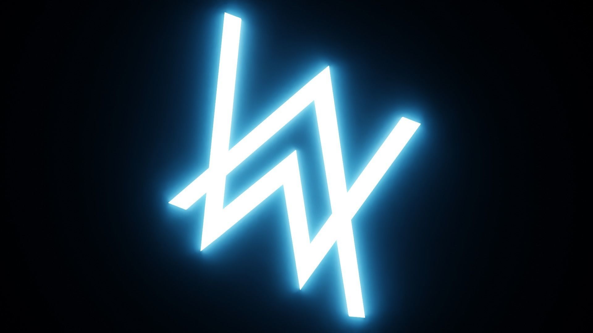 Alan Walker Logo Free 3D model_12