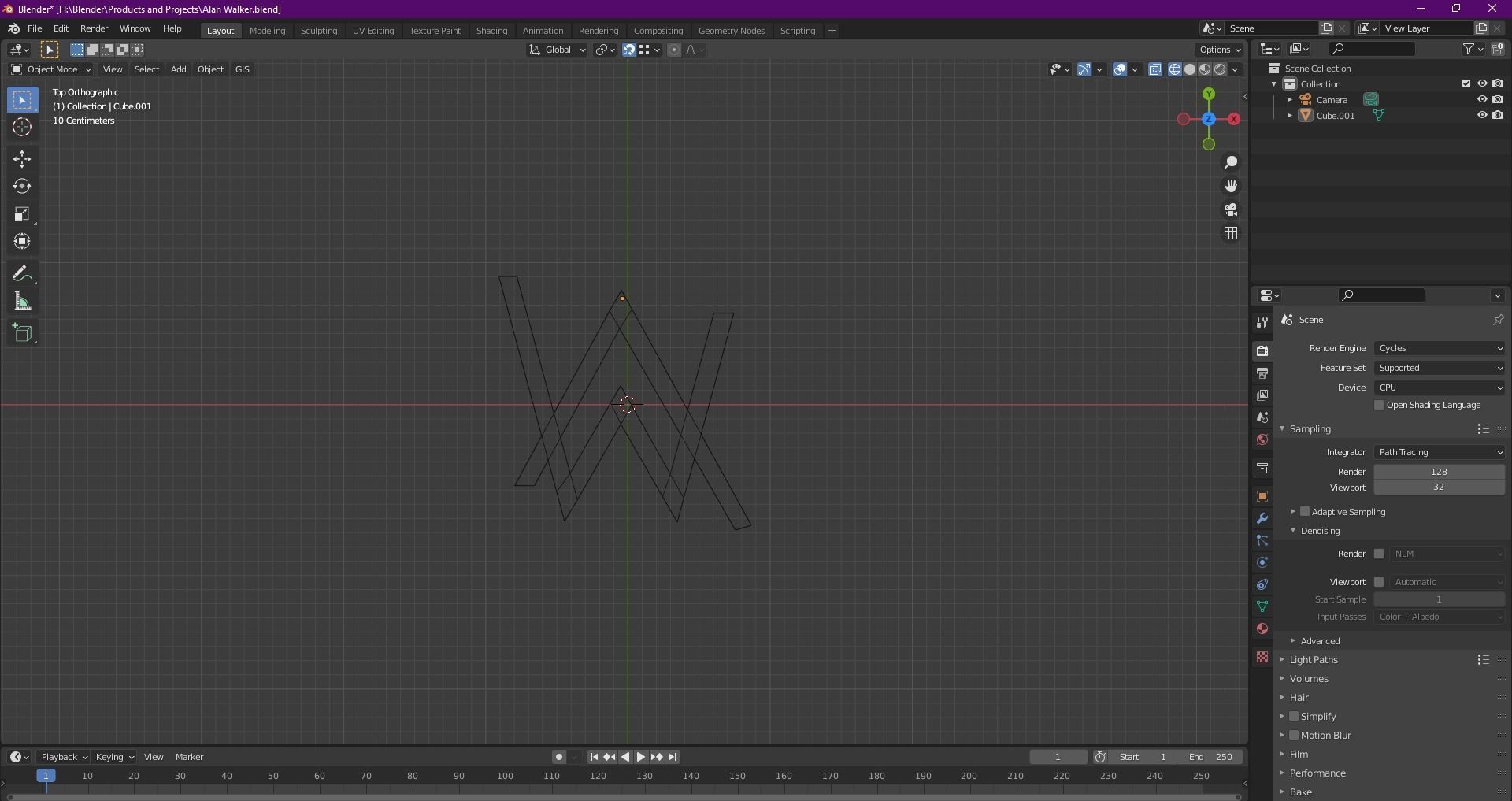 Alan Walker Logo Free 3D model_22