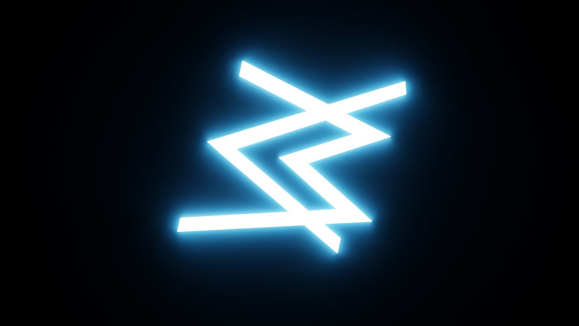 Alan Walker Logo Free 3D model_8