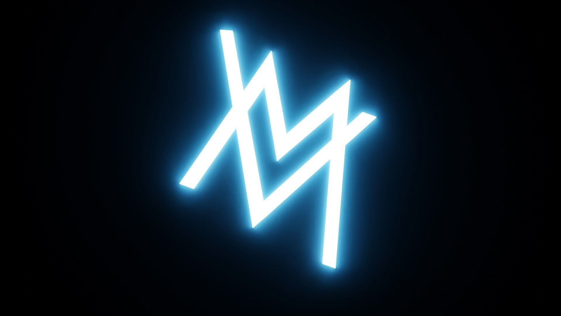 Alan Walker Logo Free 3D model_4