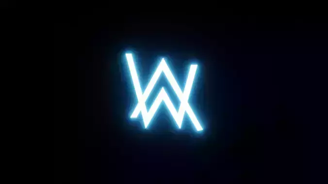 Alan Walker Logo Free 3D model