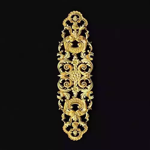 dekor ornate gold door handle