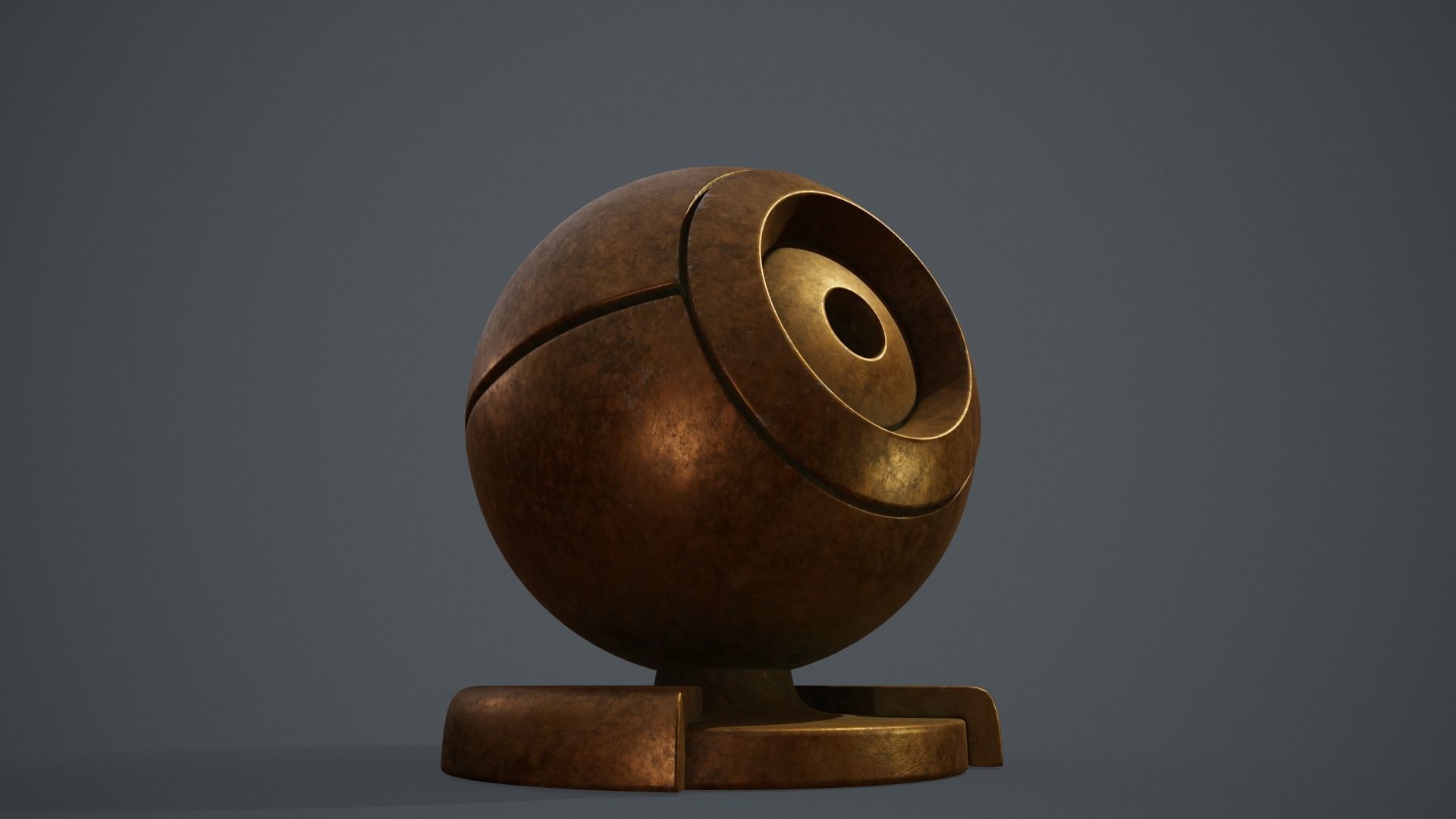 Steampunk metals Substance Painter Smart Material Texture Texture_3