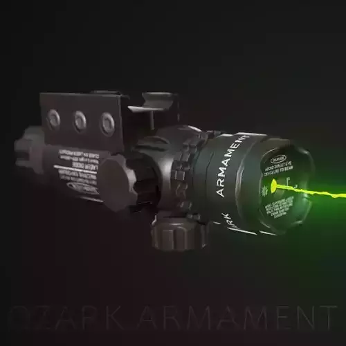 OZARK ARMAMENT Green Laser Sight System AAA PBR Game Ready