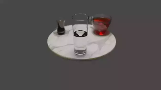 Table with drink