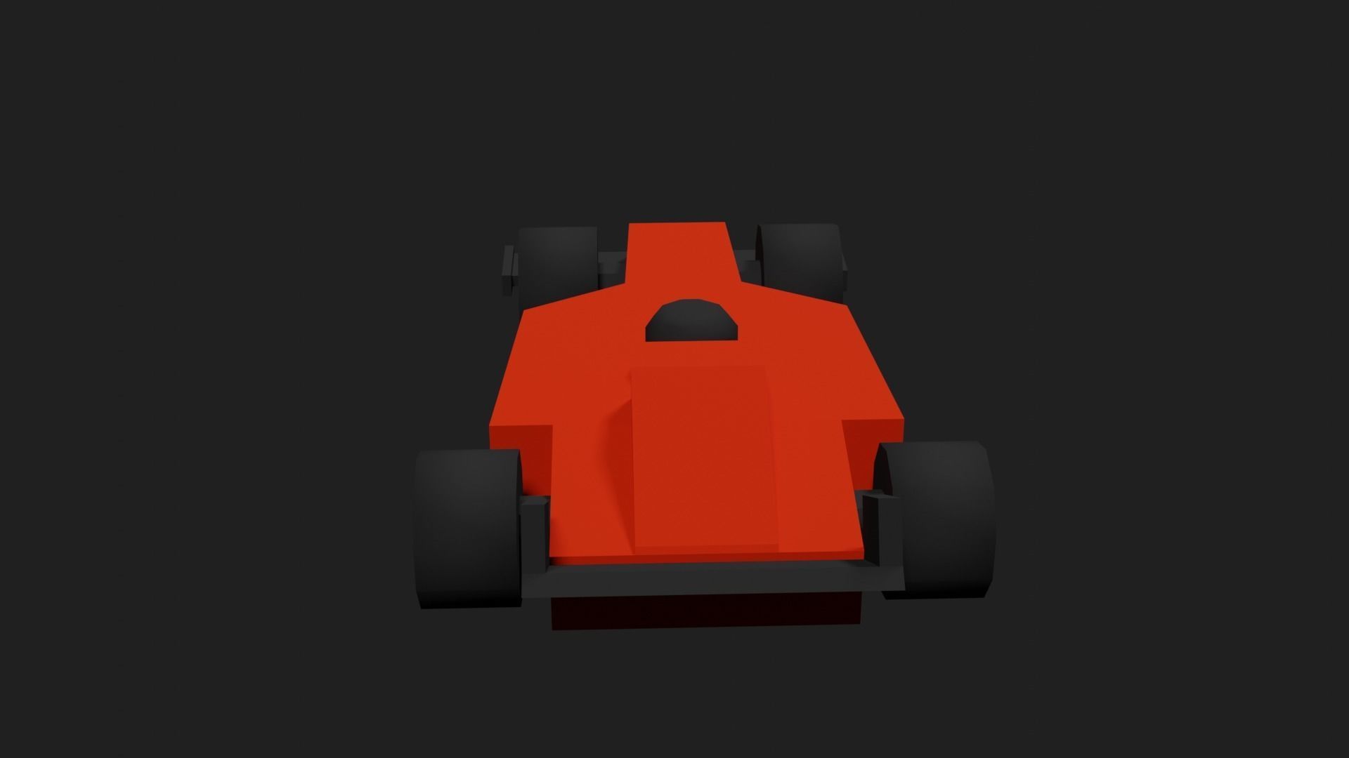 Lowpoly Toy Raycing Car Low-poly 3D model_15