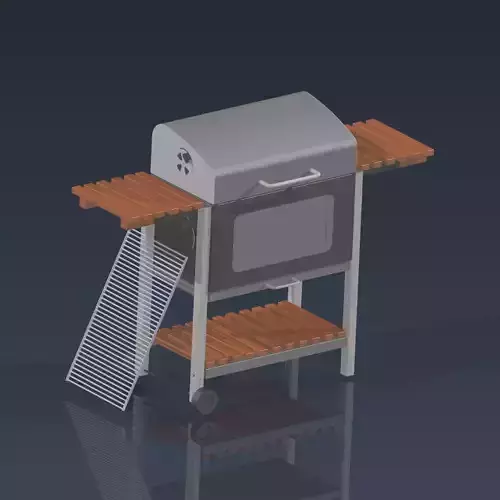 BBQ complete set of files and drawings for production 3D model