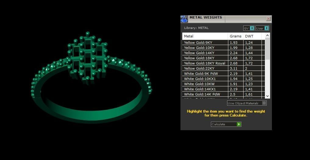 Ring Baguetta 50 3D print model_2