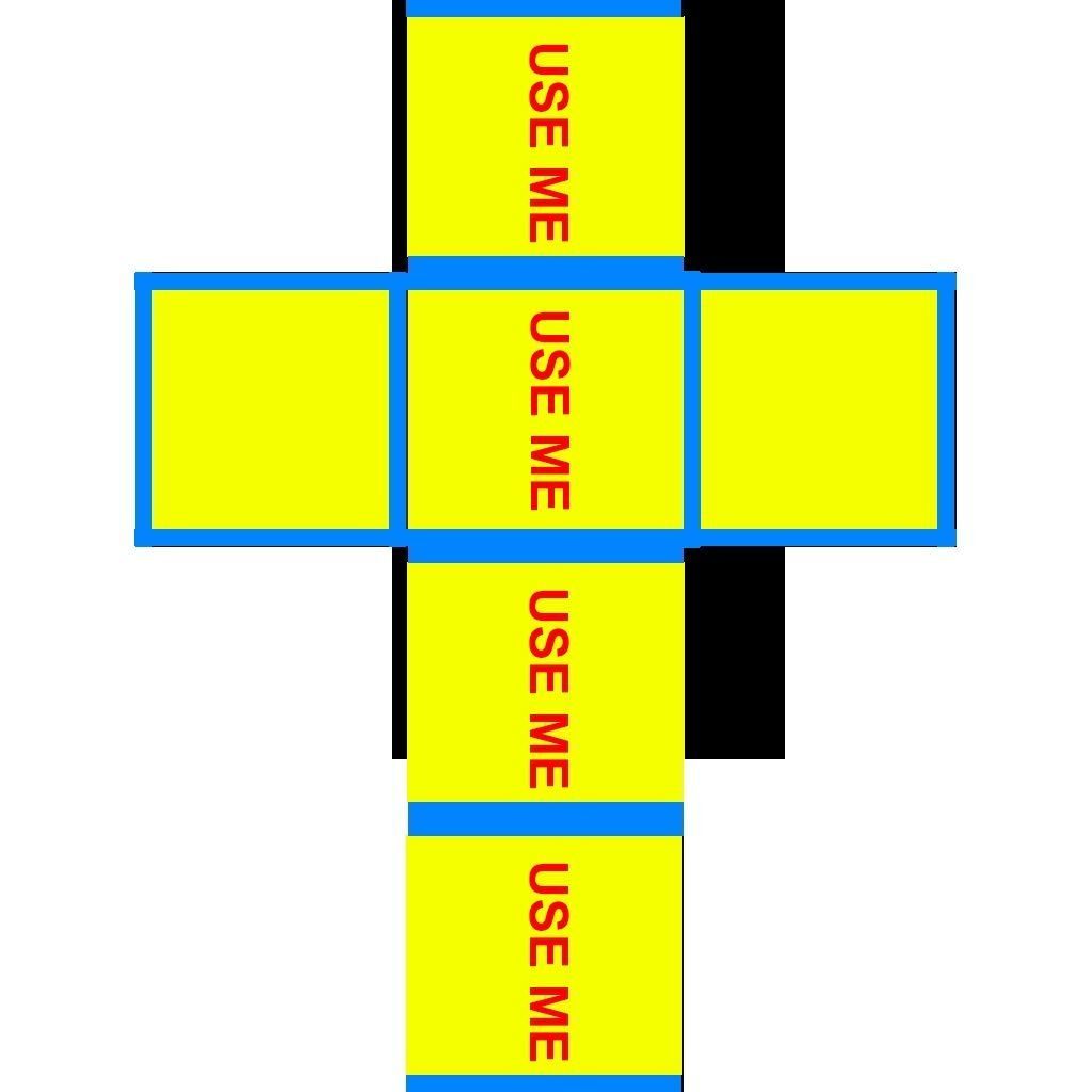 Trash Can Use Me Garbage Waste bin 3D model_4