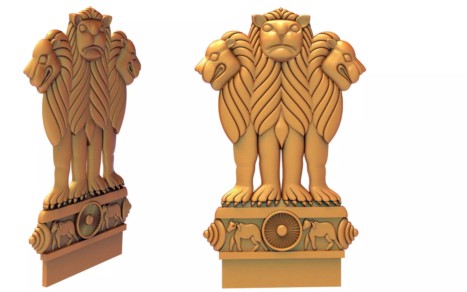 Column Capital 3D Model 3D model