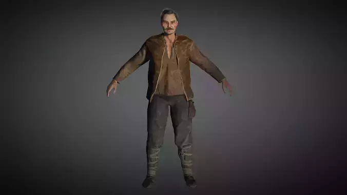 AAA Medieval Male Character 02