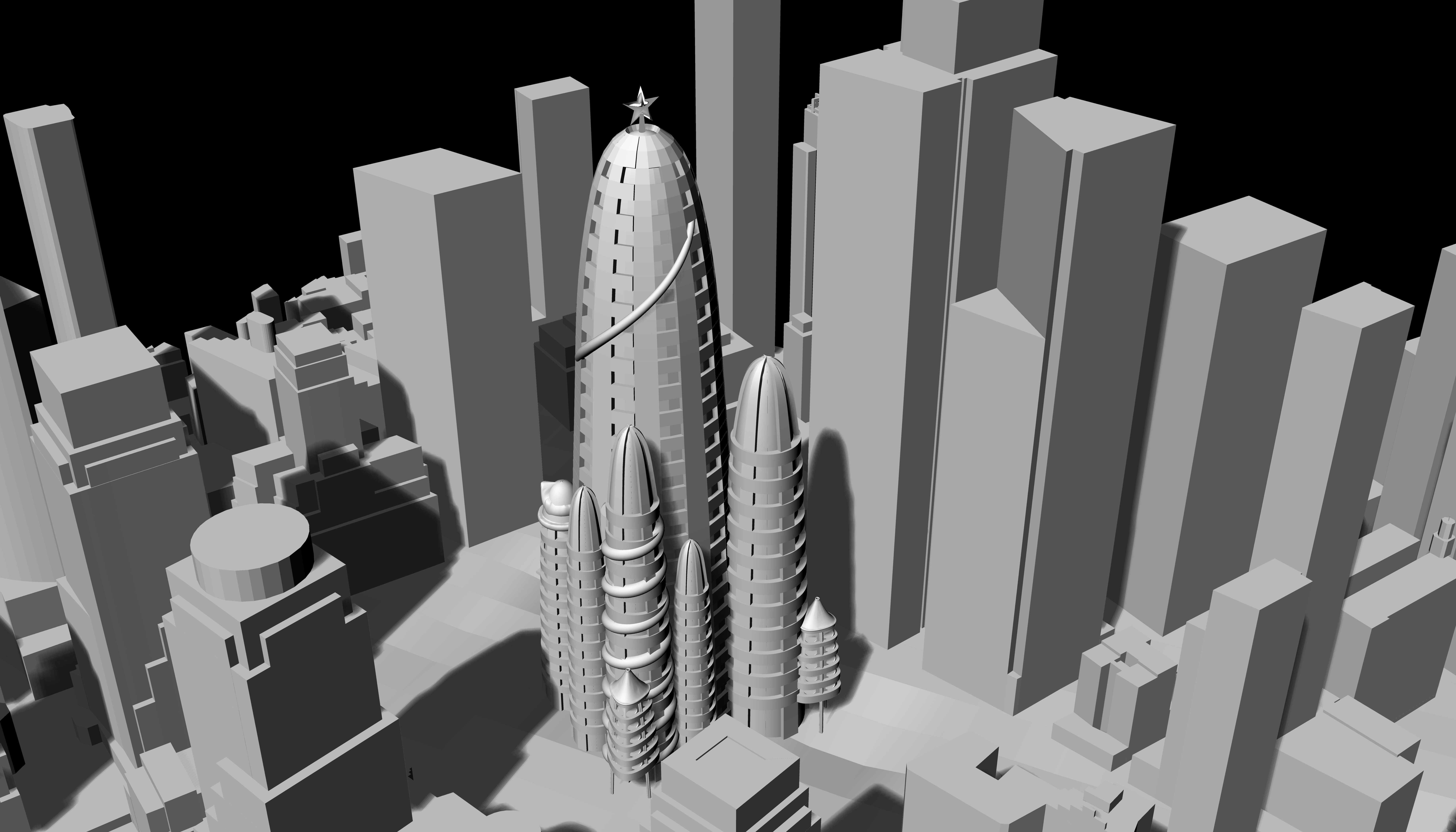 Hotel Attraction 3d Model by Antonio Gaudi 3D model_5