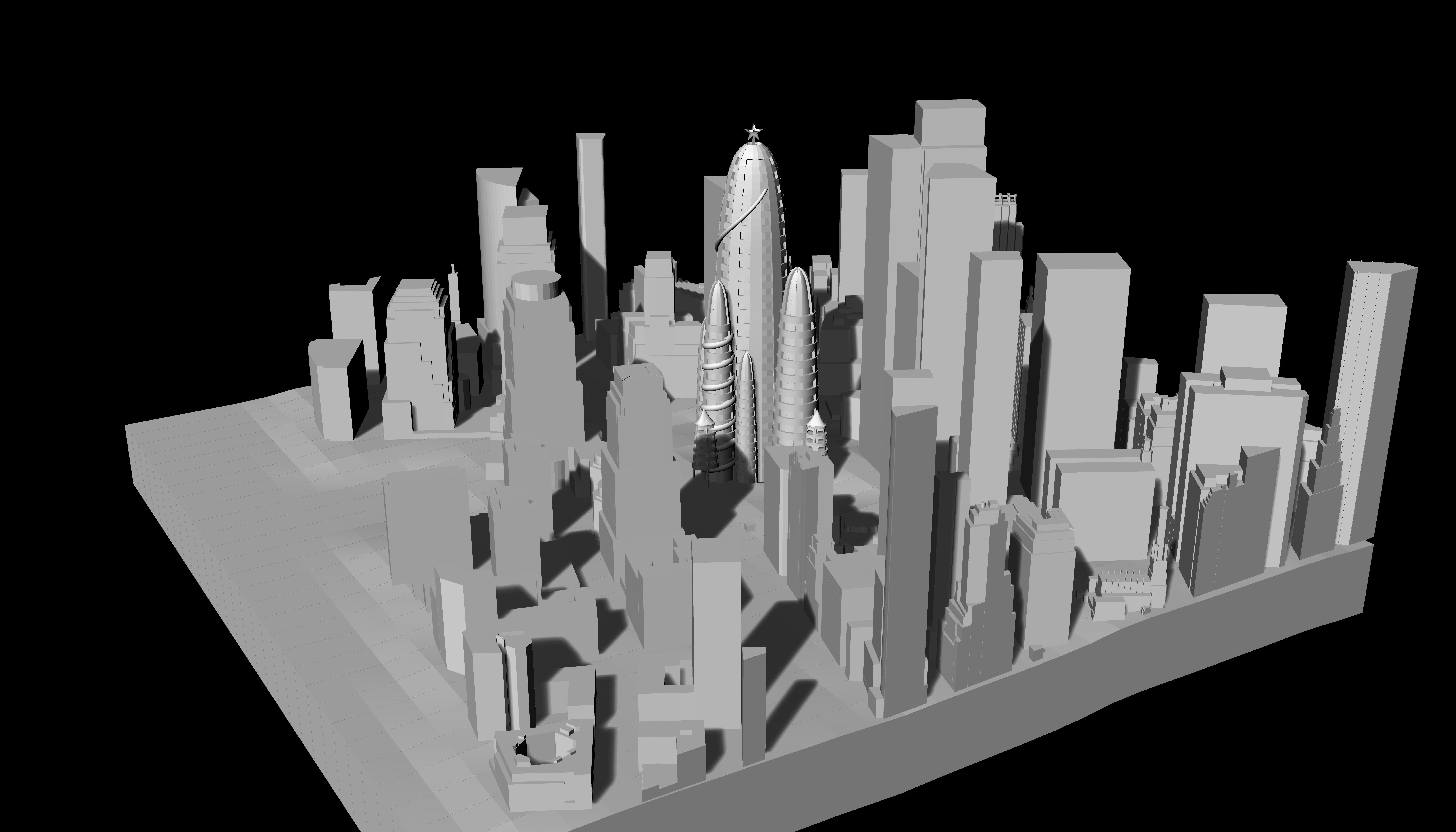 Hotel Attraction 3d Model by Antonio Gaudi 3D model_4