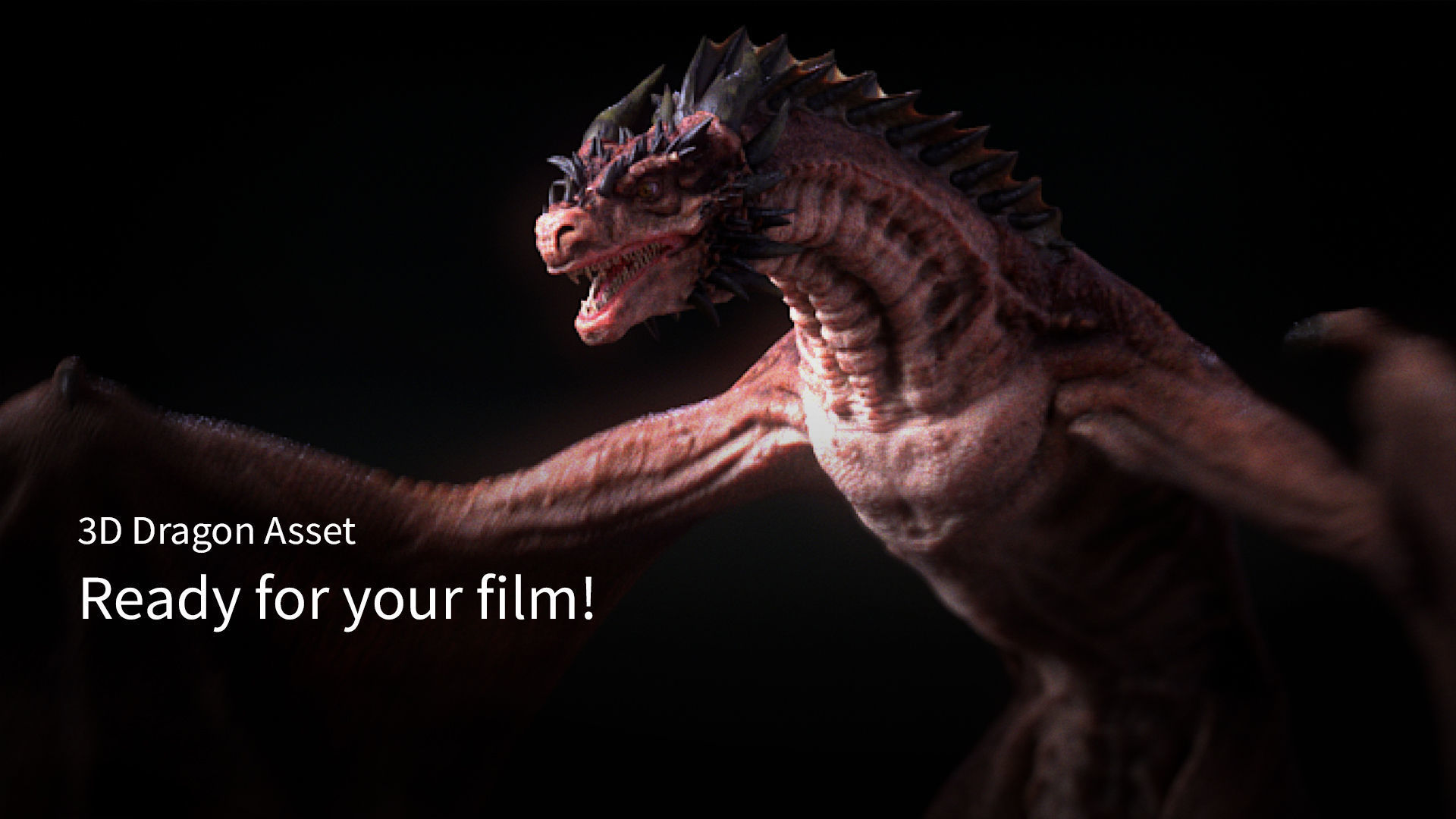 Dragon Low-poly 3D model_13