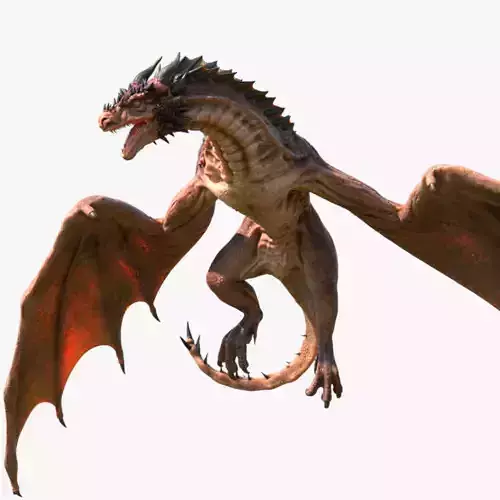 Dragon Low-poly 3D model