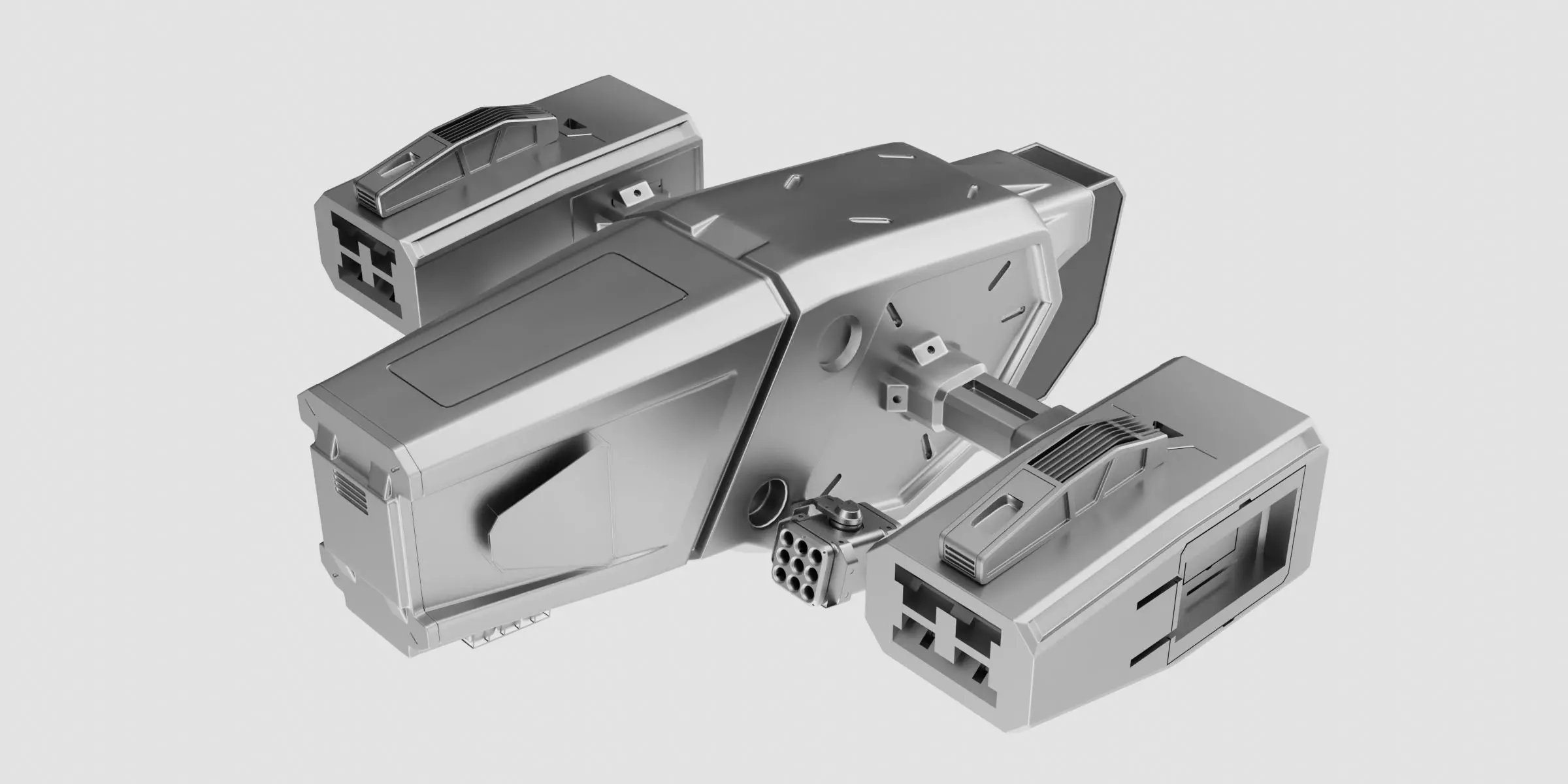 sci-fi drone Free low-poly 3D model