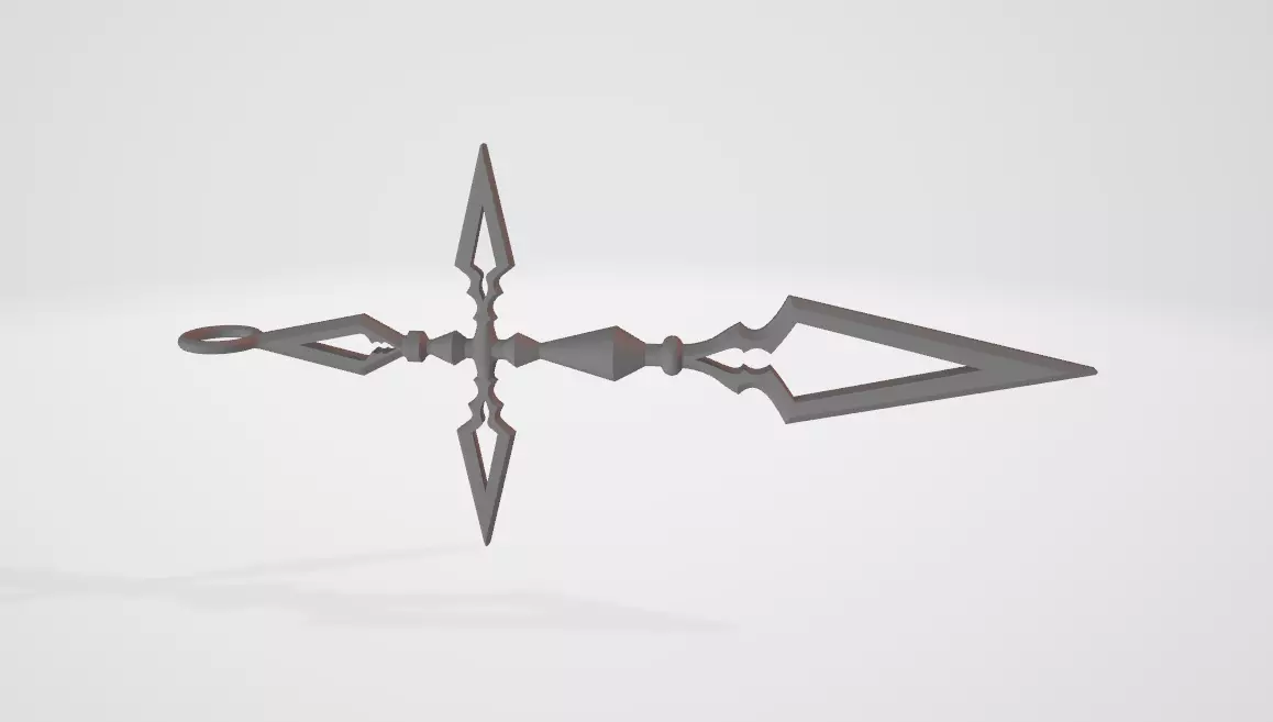 Saber cross 3D print model_0