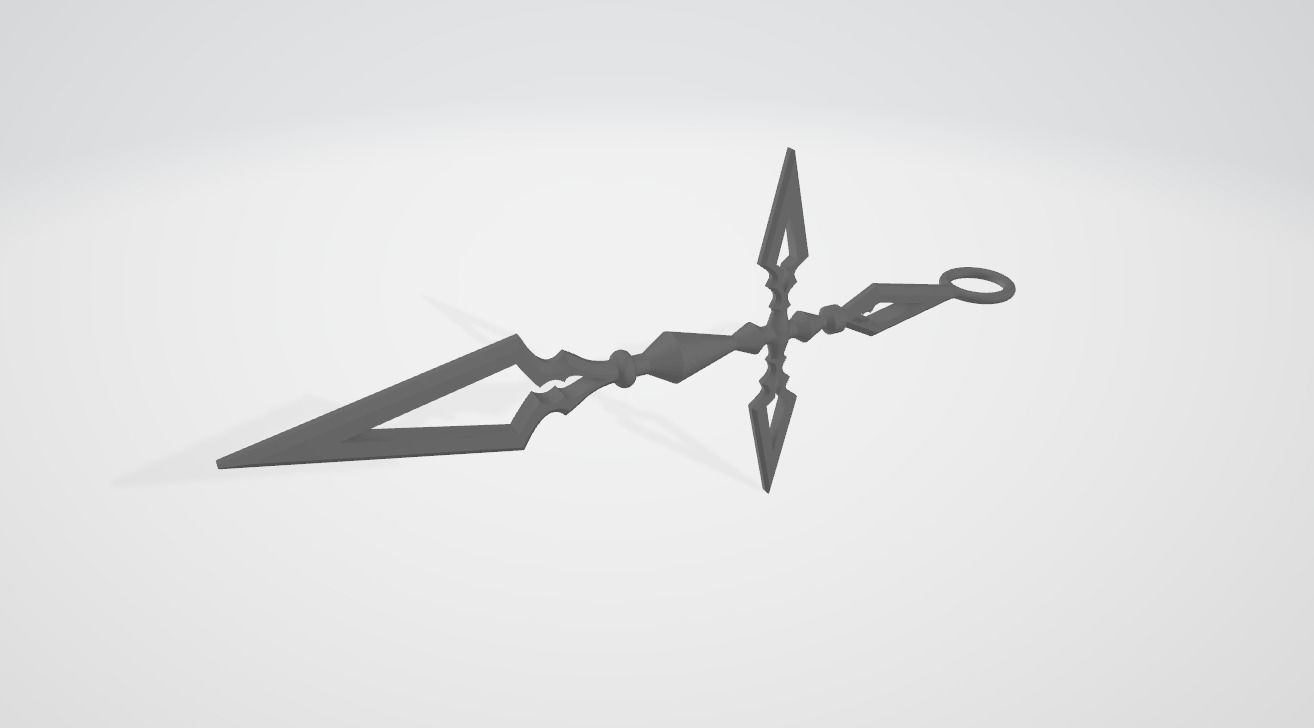 Saber cross 3D print model_1