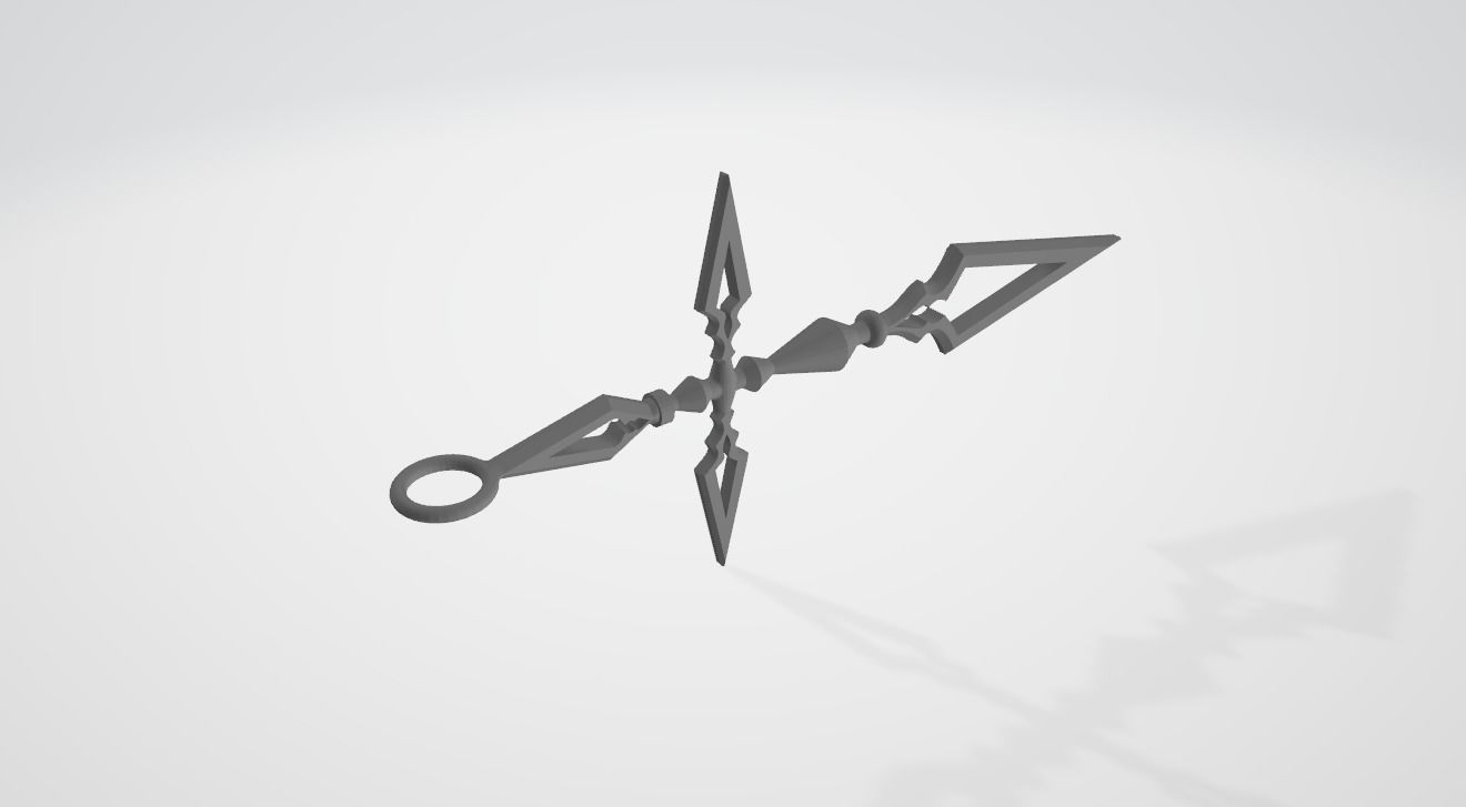 Saber cross 3D print model_3