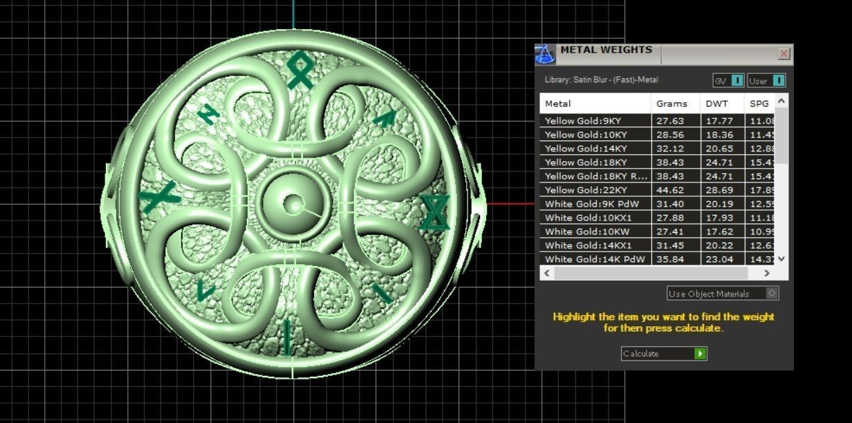 Odin Shield Ring Free 3D print model_9
