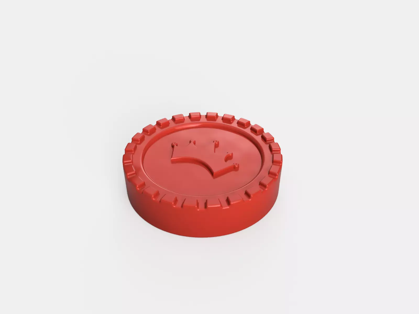 checkers pieces 3D print model_0