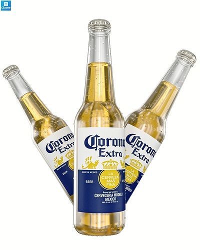 Corona beer 3D model