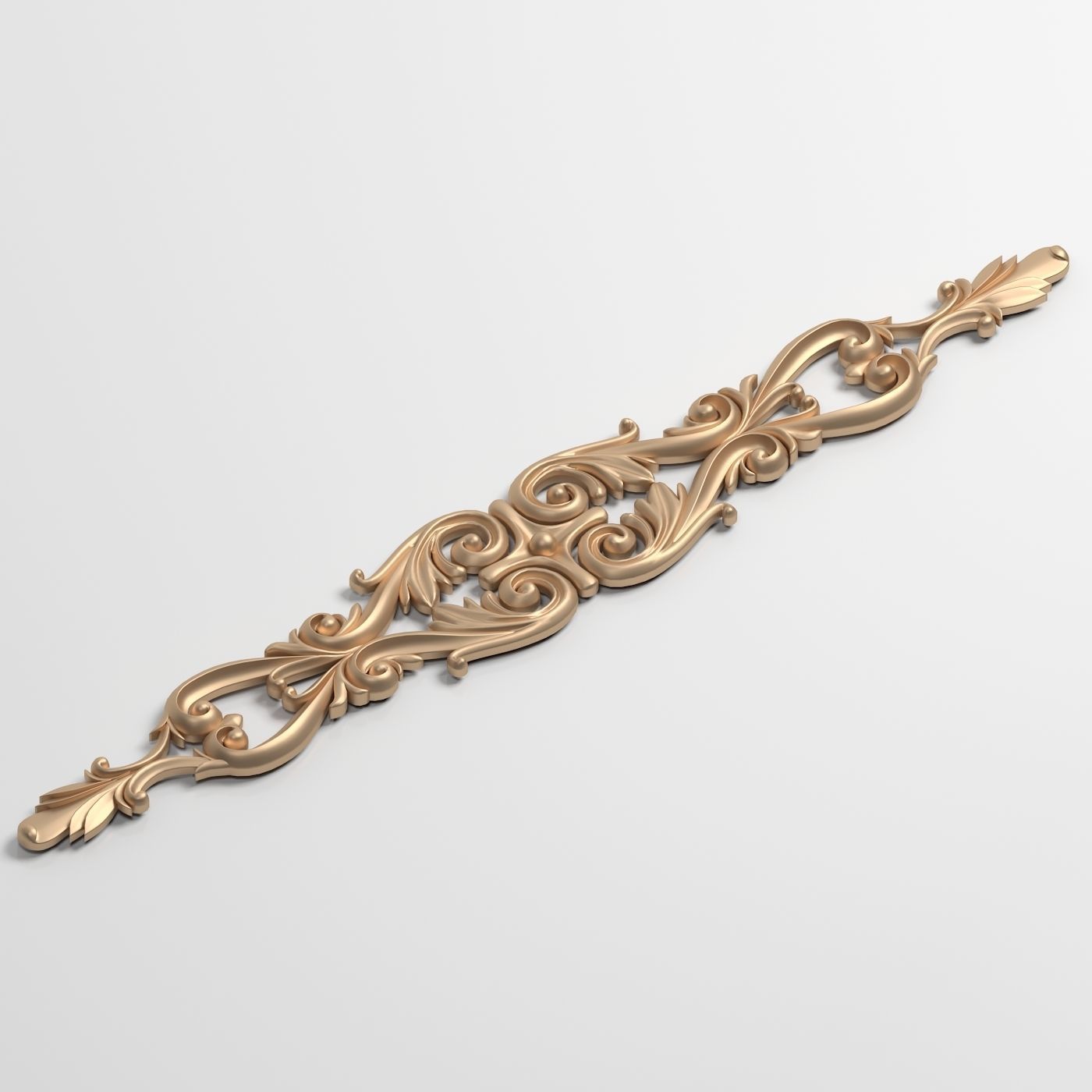 3D Model Carved Decor Element 3D print model_2