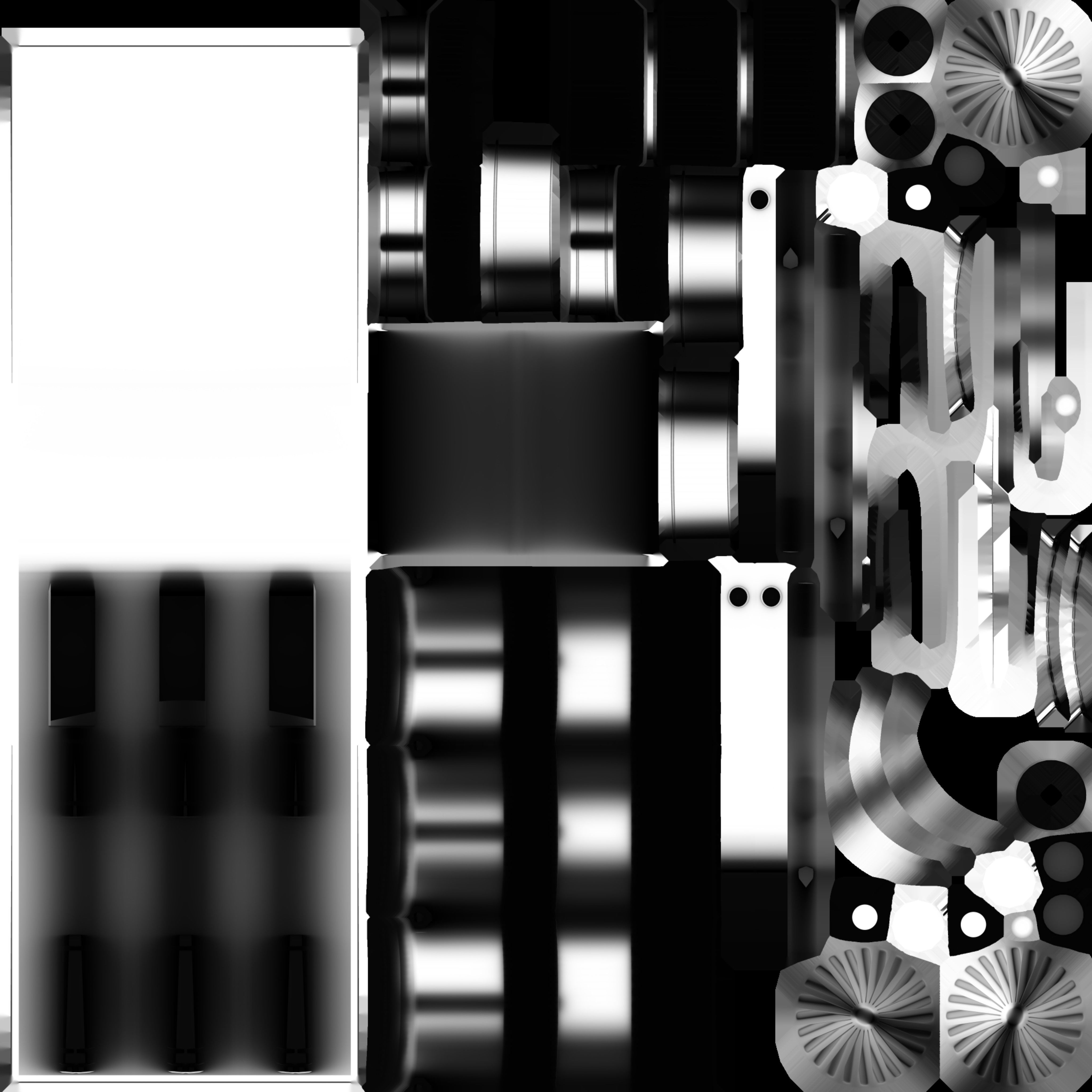 Long Potion Holder Low-poly 3D model_7