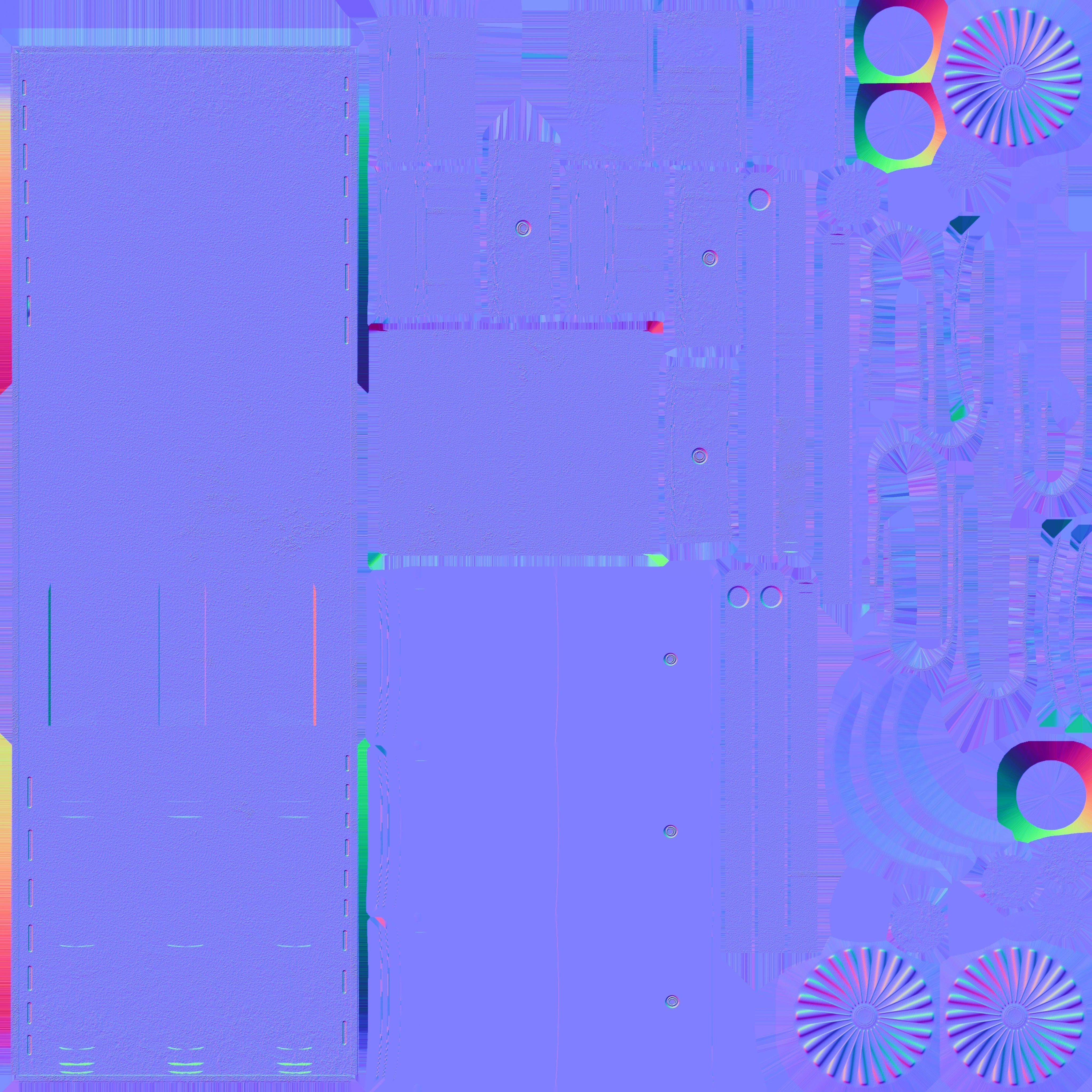 Long Potion Holder Low-poly 3D model_11