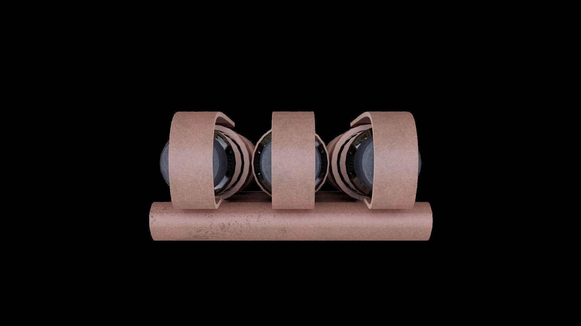 Long Potion Holder Low-poly 3D model_4