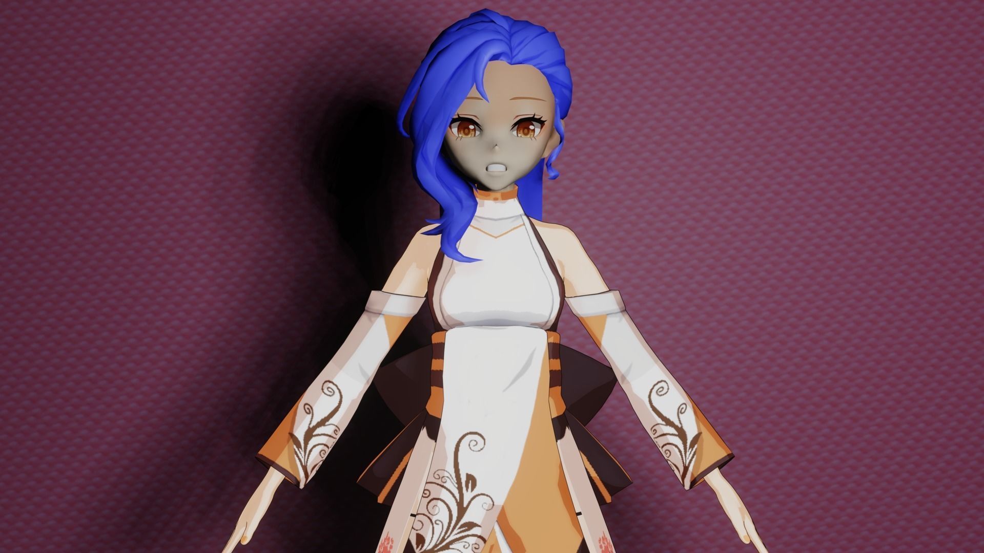 Kuro - LowPoly Game Ready Character Low-poly 3D model Low-poly 3D model_0