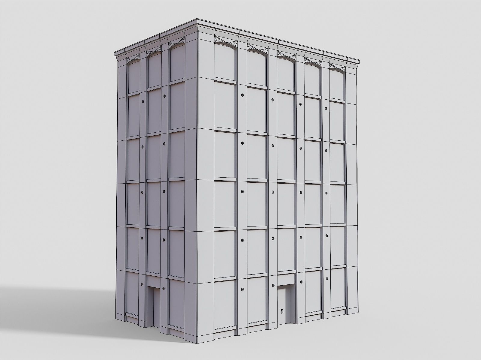 Industrial buildings pack Low-poly 3D model_9
