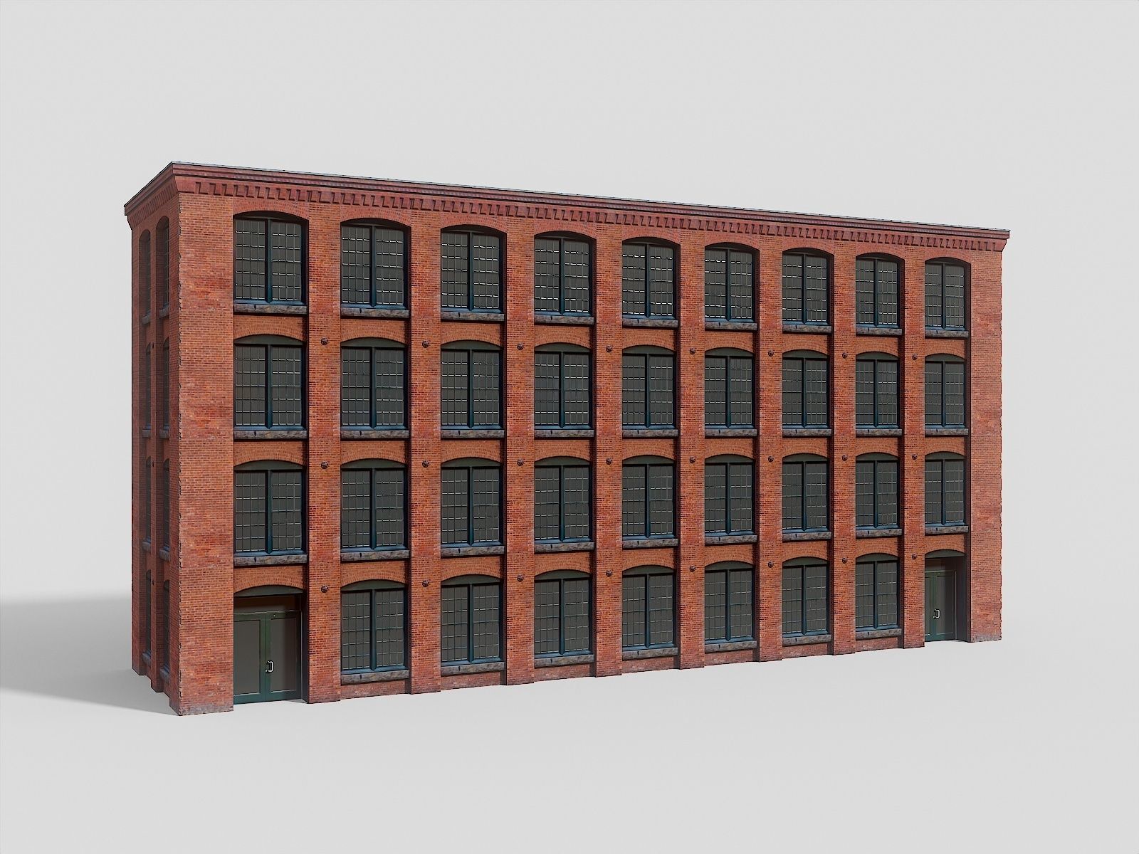 Industrial buildings pack Low-poly 3D model_6