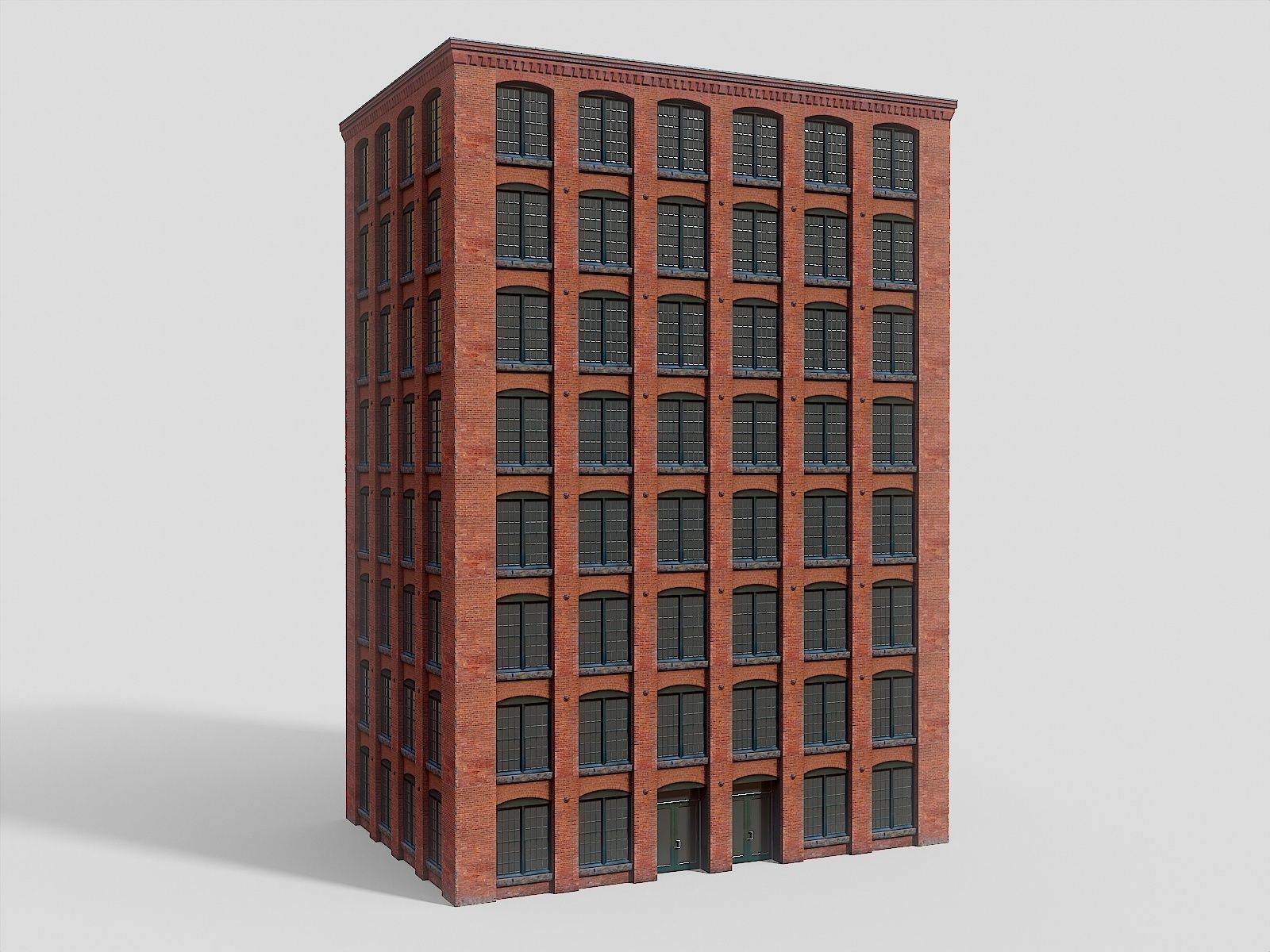 Industrial buildings pack Low-poly 3D model_3
