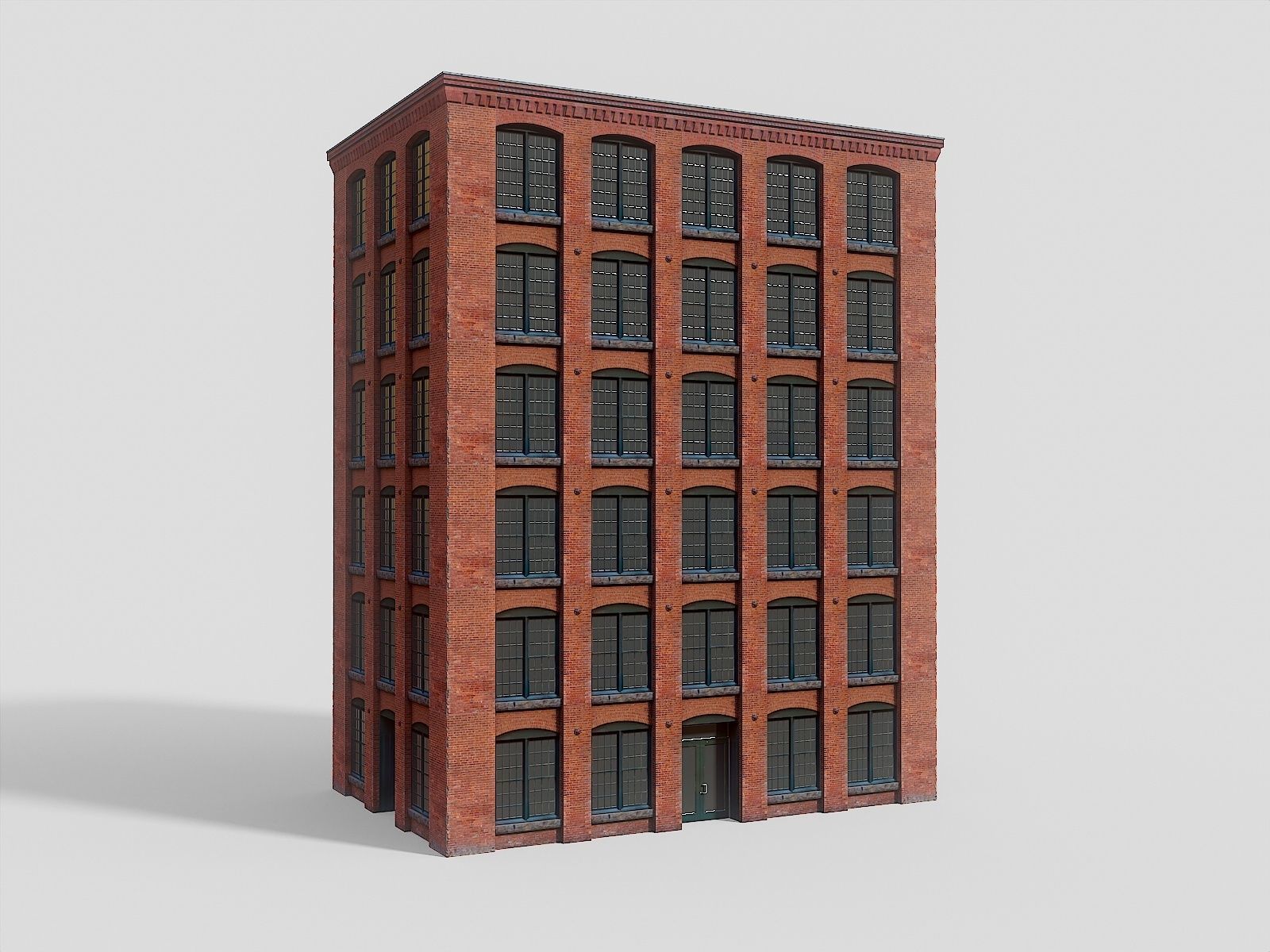 Industrial buildings pack Low-poly 3D model_7