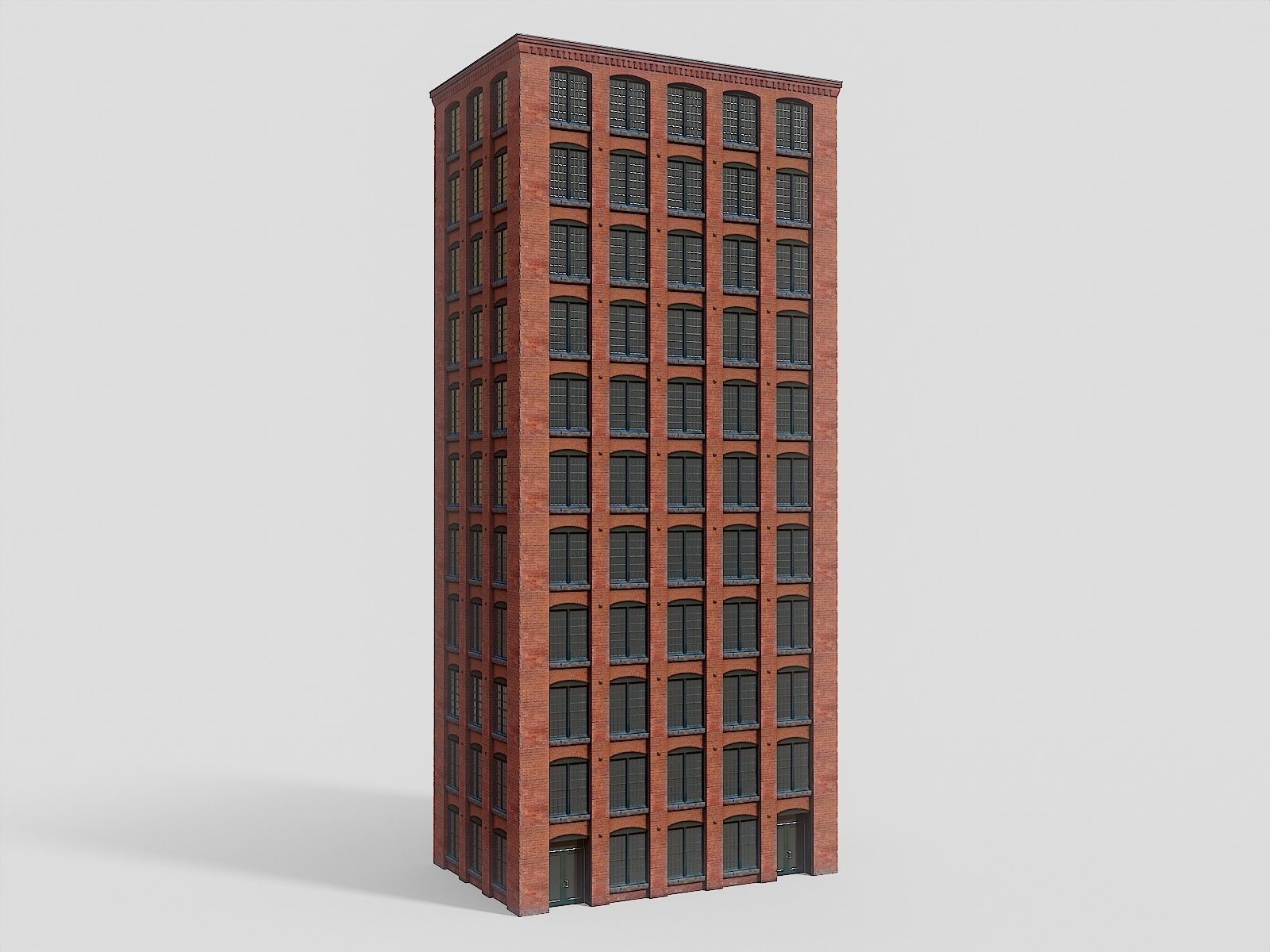 Industrial buildings pack Low-poly 3D model_8