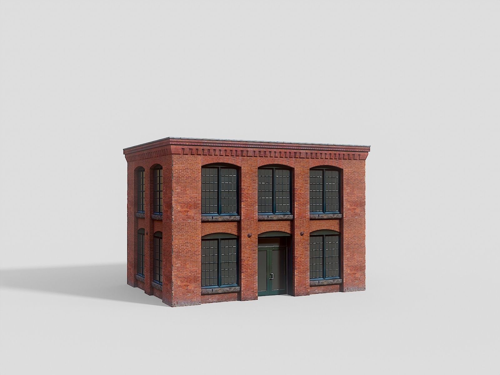 Industrial buildings pack Low-poly 3D model_5