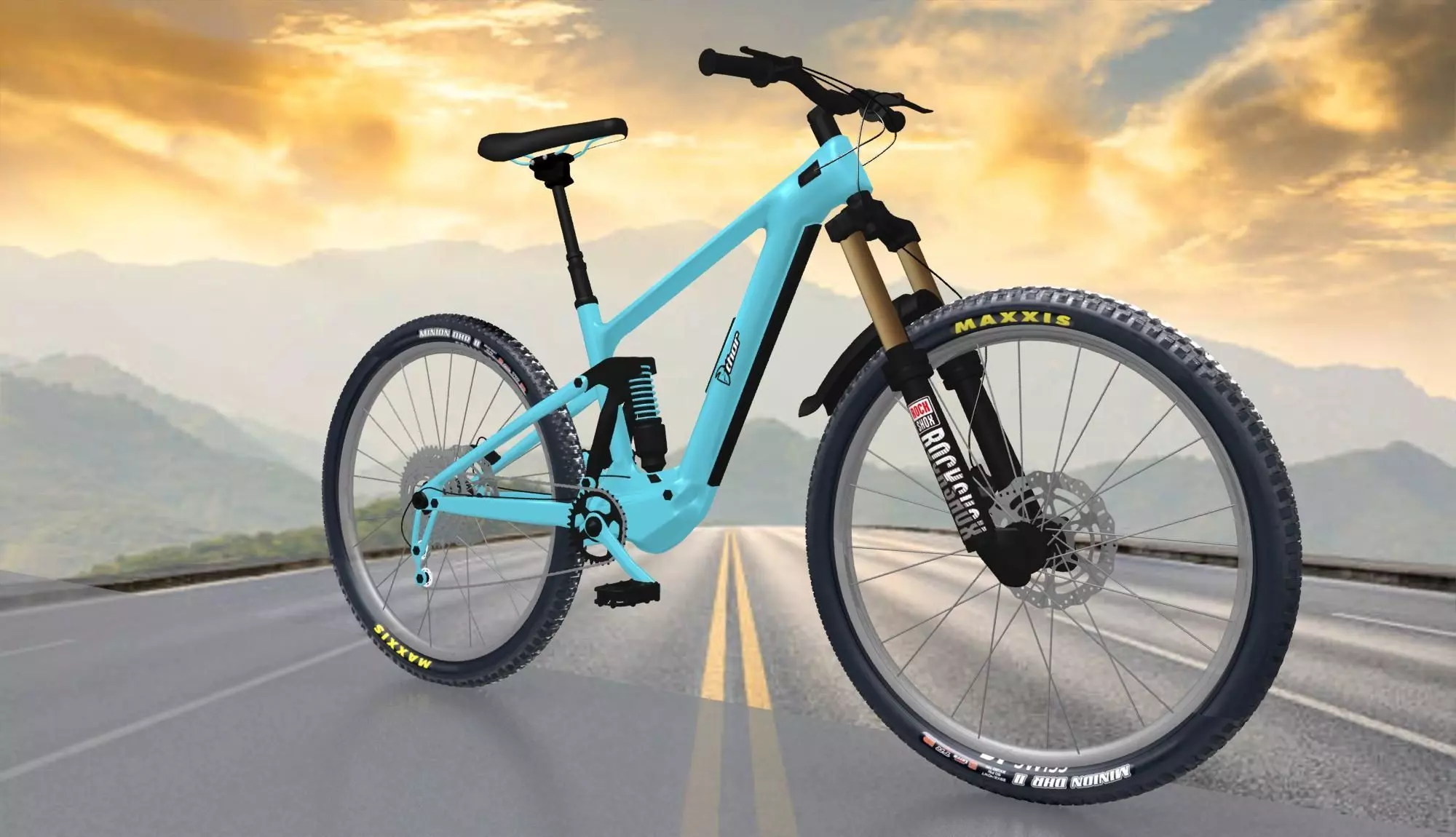 Electric Bike 3D model