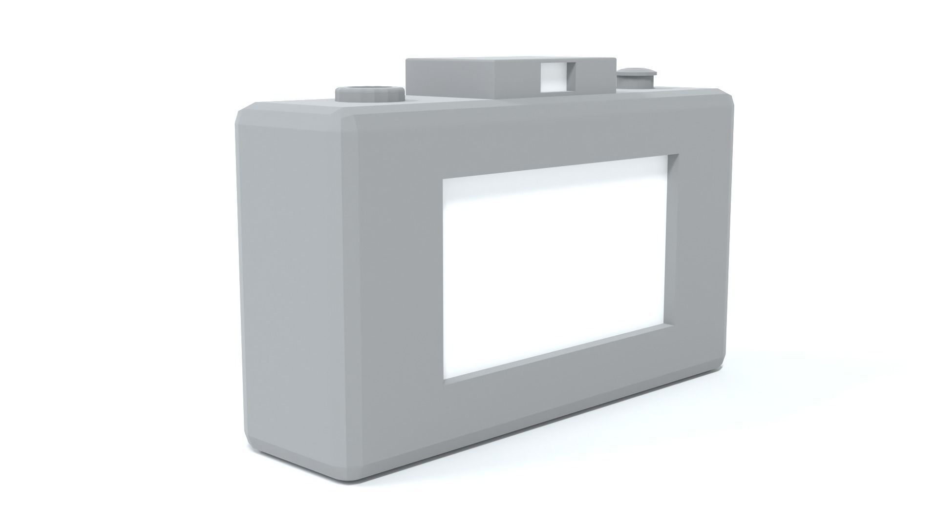 Low Poly Cartoon Photo Camera Low-poly 3D model_4