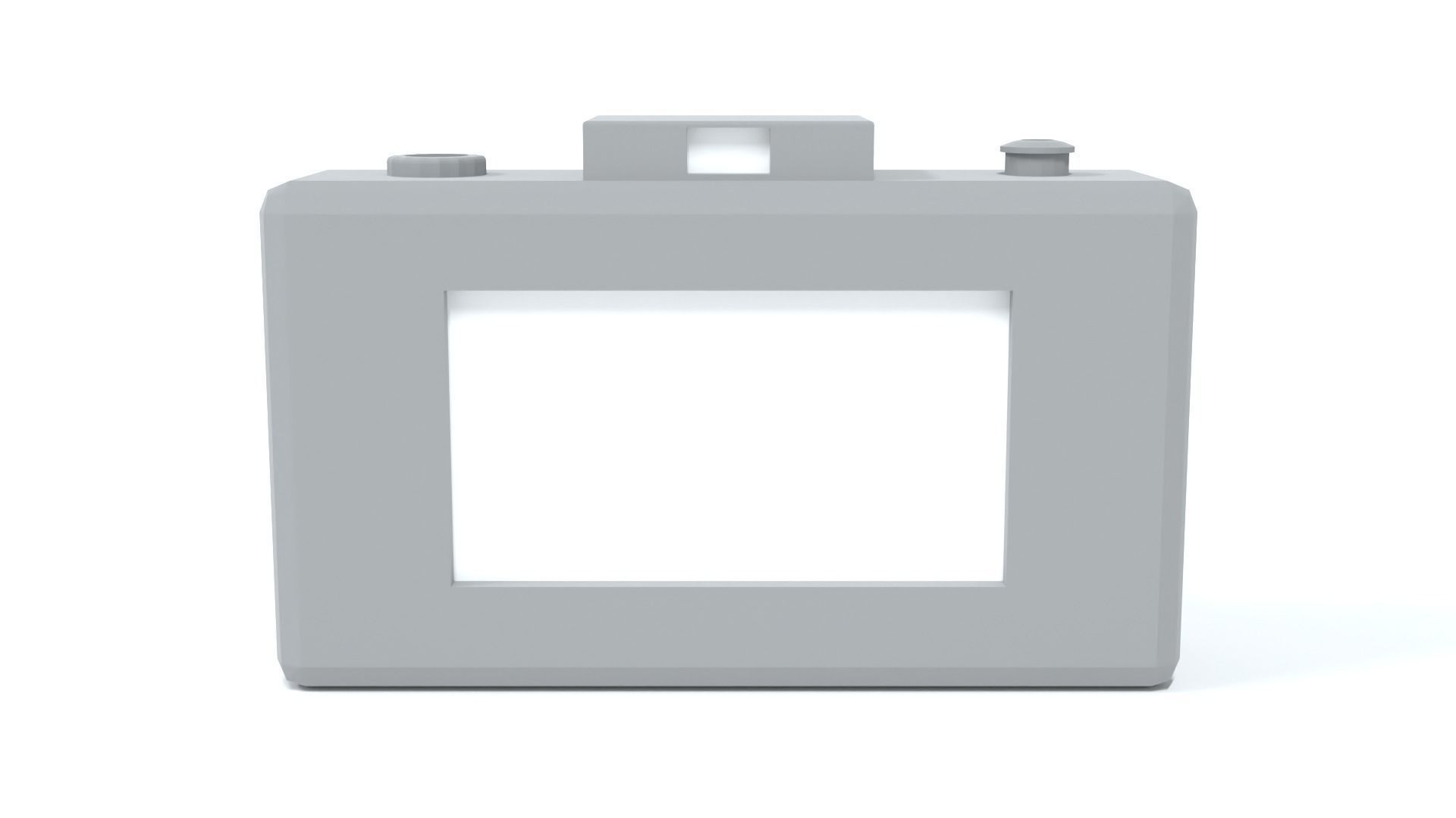 Low Poly Cartoon Photo Camera Low-poly 3D model_5