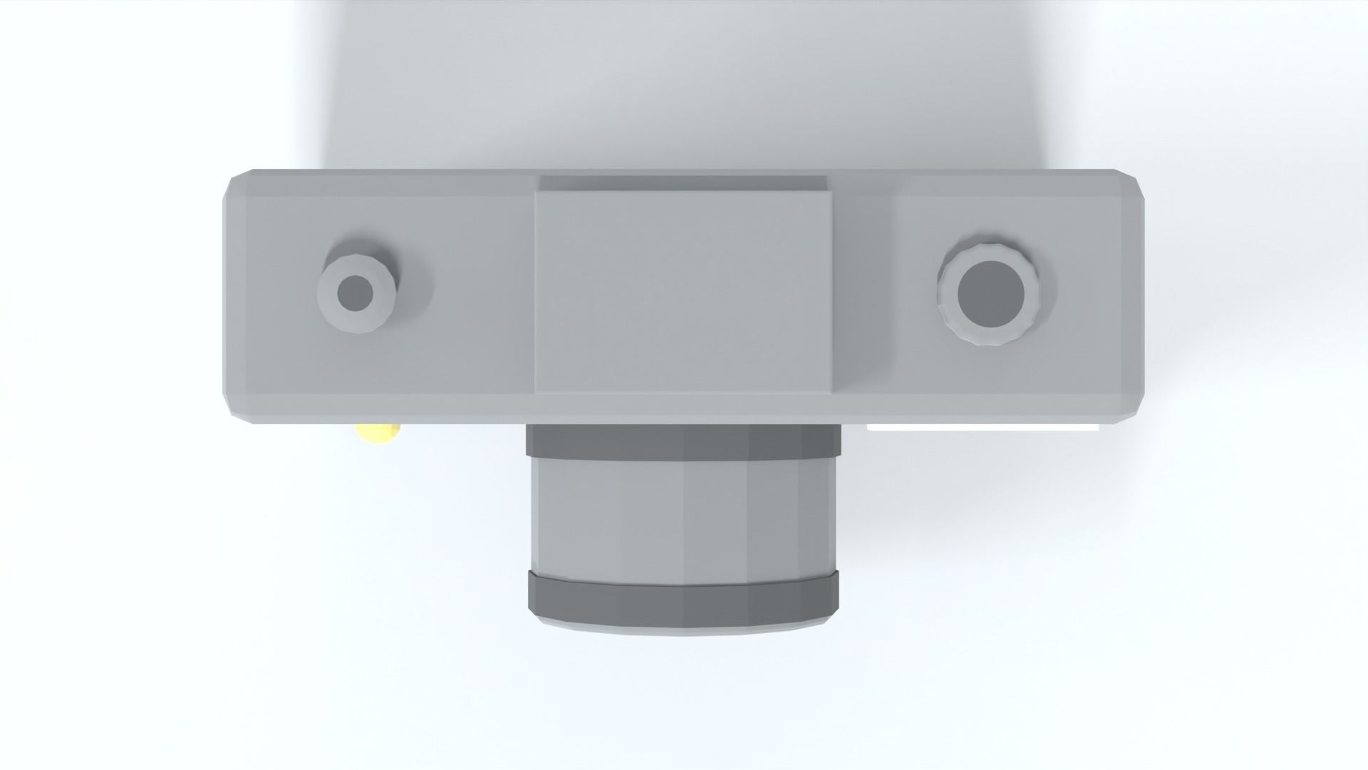 Low Poly Cartoon Photo Camera Low-poly 3D model_8