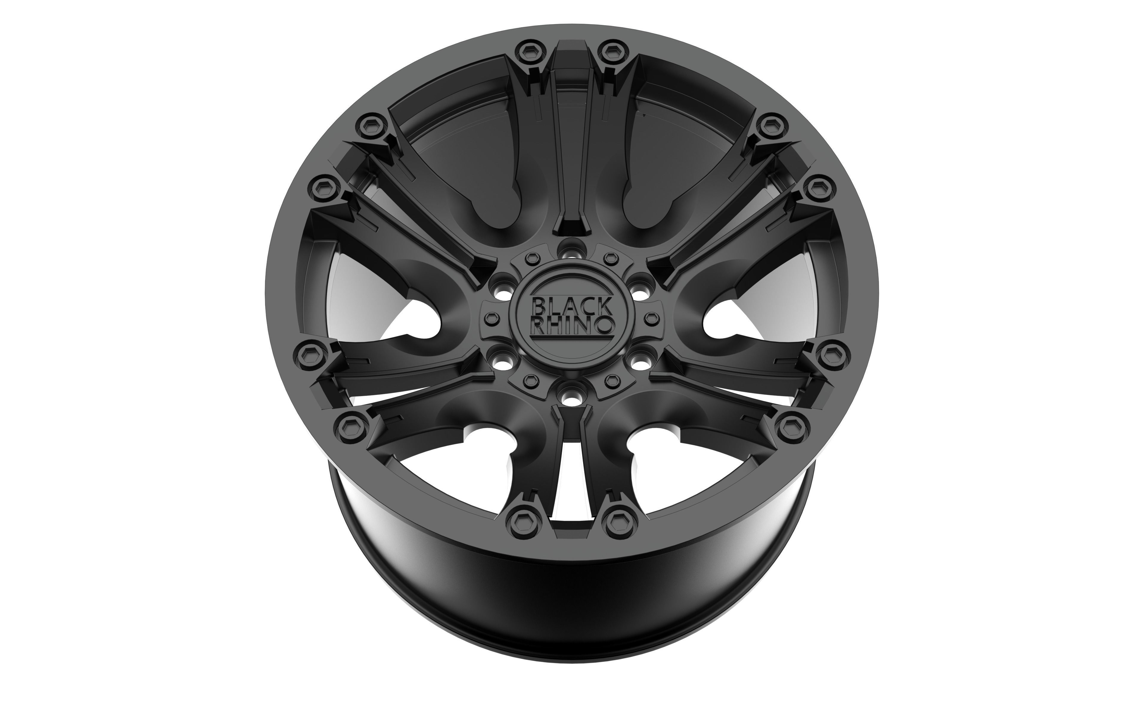 BLACK RHINO ASAGAI WHEEL RIM 3D print model_1