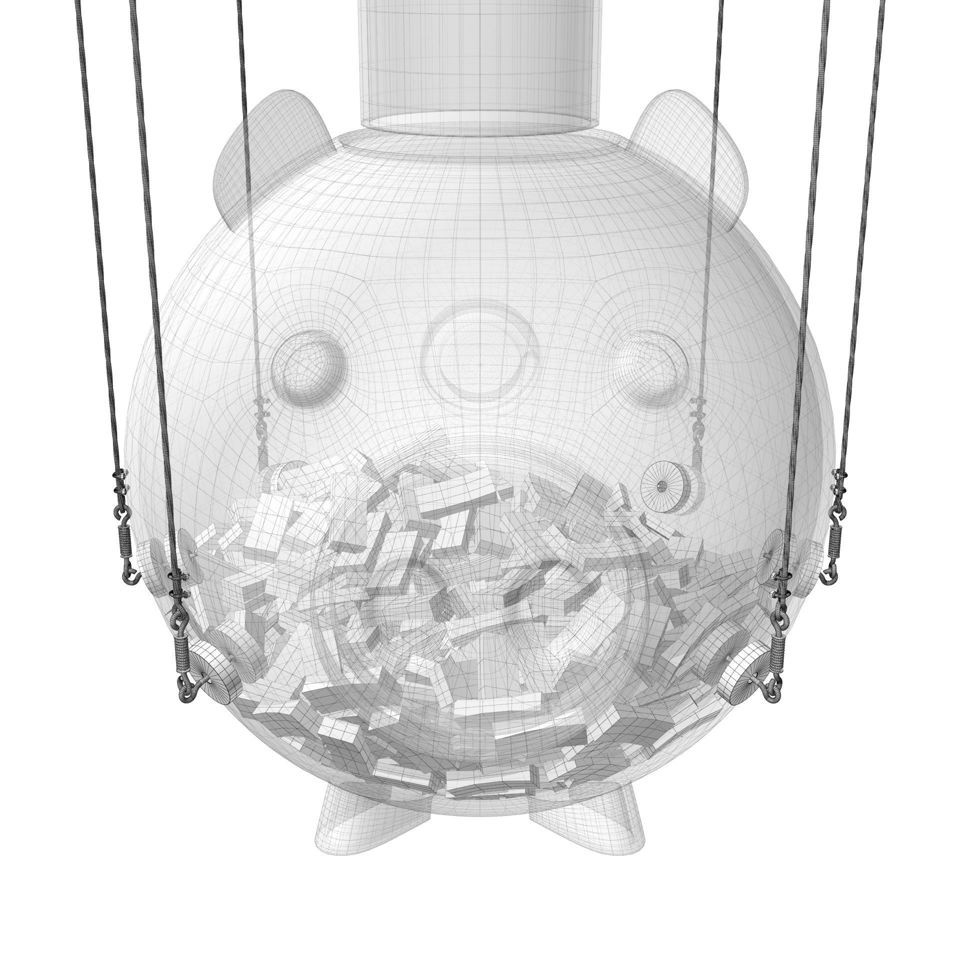 Squid Game Piggy Bank 3D model | CGTrader