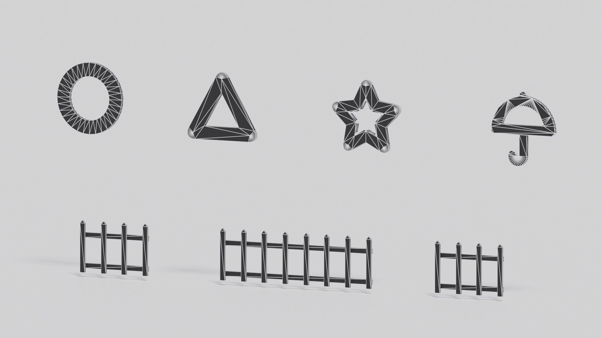 Squid Game Curly Cookies 3D model_11