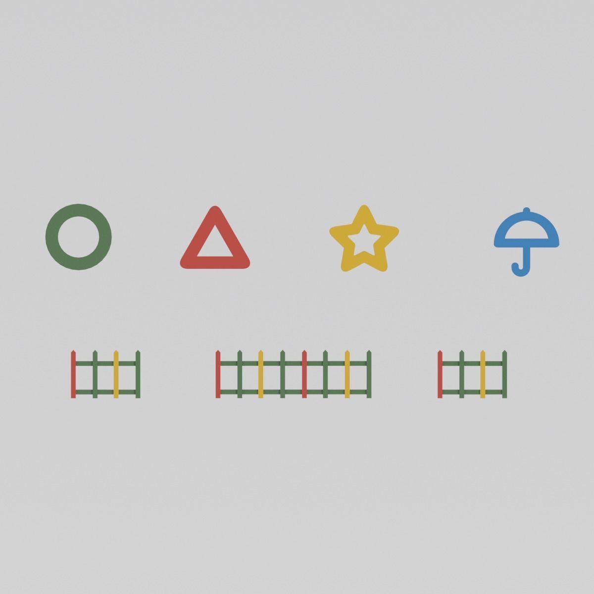 Squid Game Curly Cookies 3D model_5